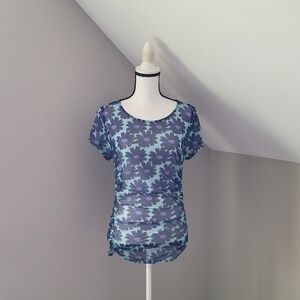 Free People Intimately Keep It Simple Mesh Baby Tee